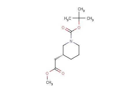 (R)-1-BOC-3-PIPERIDINE ACETATE METHYL ESTER
